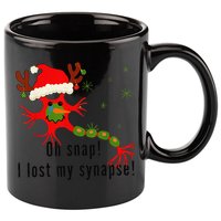 Science Brain Neuron Christmas Neurology Science Teacher 11oz C Handle Ceramic Mug