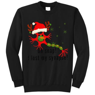 Science Brain Neuron Christmas Neurology Science Teacher Tall Sweatshirt