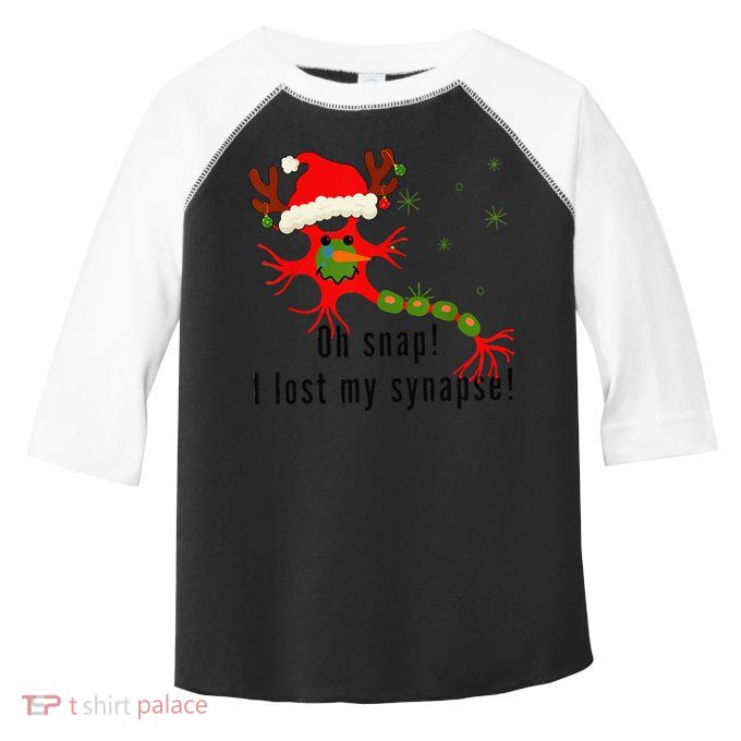 Science Brain Neuron Christmas Neurology Science Teacher Toddler Fine Jersey T-Shirt