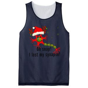 Science Brain Neuron Christmas Neurology Science Teacher Mesh Reversible Basketball Jersey Tank