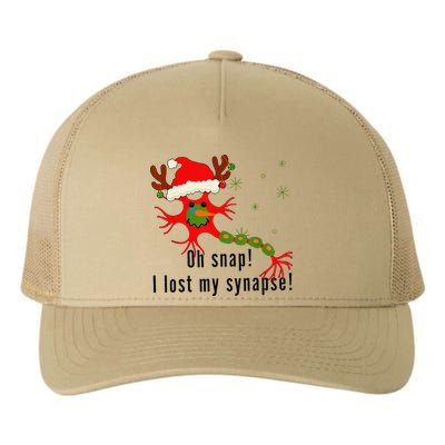 Science Brain Neuron Christmas Neurology Science Teacher Yupoong Adult 5-Panel Trucker Hat
