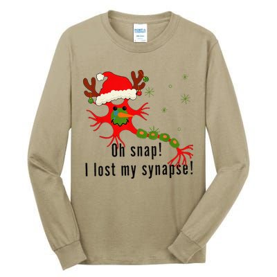 Science Brain Neuron Christmas Neurology Science Teacher Tall Long Sleeve T-Shirt