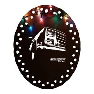 Square Body Nation Squarebody Truck Lovers Ceramic Oval Ornament