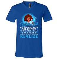 Sagittarius Black November December Birthday Gift V-Neck T-Shirt