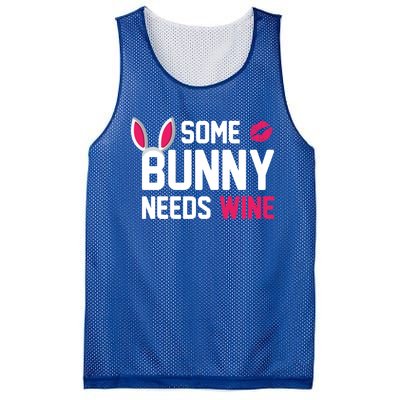 Some Bunny Needs Wine Funny Easter Day Ing Gift Mesh Reversible Basketball Jersey Tank