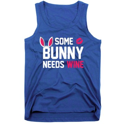 Some Bunny Needs Wine Funny Easter Day Ing Gift Tank Top