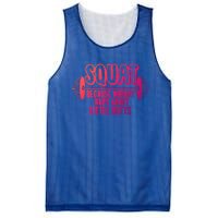 Squat Because Nobody Raps About Little Butts Squat Gym Gift Mesh Reversible Basketball Jersey Tank