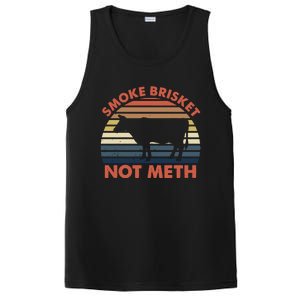 SMOKE BRISKET NOT METH Funny BBQ Barbecue Grill Meat Smoking PosiCharge Competitor Tank