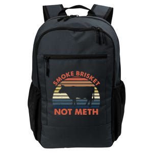 SMOKE BRISKET NOT METH Funny BBQ Barbecue Grill Meat Smoking Daily Commute Backpack