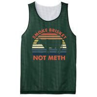 SMOKE BRISKET NOT METH Funny BBQ Barbecue Grill Meat Smoking Mesh Reversible Basketball Jersey Tank