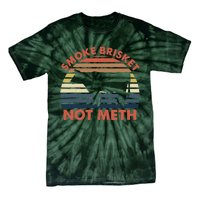 SMOKE BRISKET NOT METH Funny BBQ Barbecue Grill Meat Smoking Tie-Dye T-Shirt