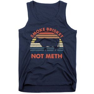 SMOKE BRISKET NOT METH Funny BBQ Barbecue Grill Meat Smoking Tank Top