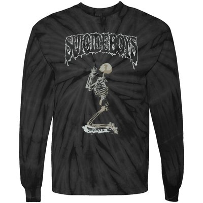 Suicide Boy Now The Moons Rising Album Poster Tie-Dye Long Sleeve Shirt