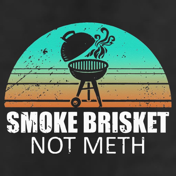 Smoke Brisket Not Mesh Crack Grilling Smoking Father Cool Comfort Performance Bucket Hat