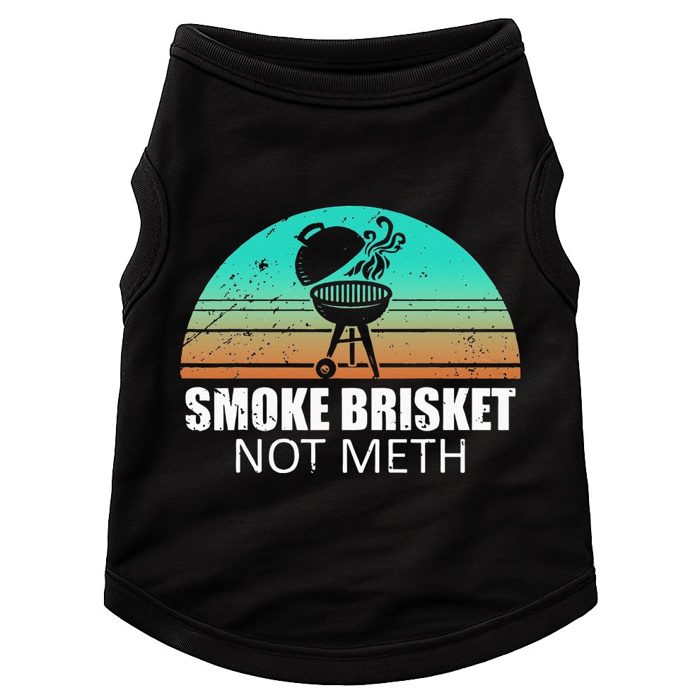 Smoke Brisket Not Mesh Crack Grilling Smoking Father Doggie Tank