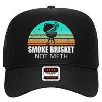 Smoke Brisket Not Mesh Crack Grilling Smoking Father High Crown Mesh Back Trucker Hat