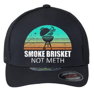 Smoke Brisket Not Mesh Crack Grilling Smoking Father Flexfit Unipanel Trucker Cap