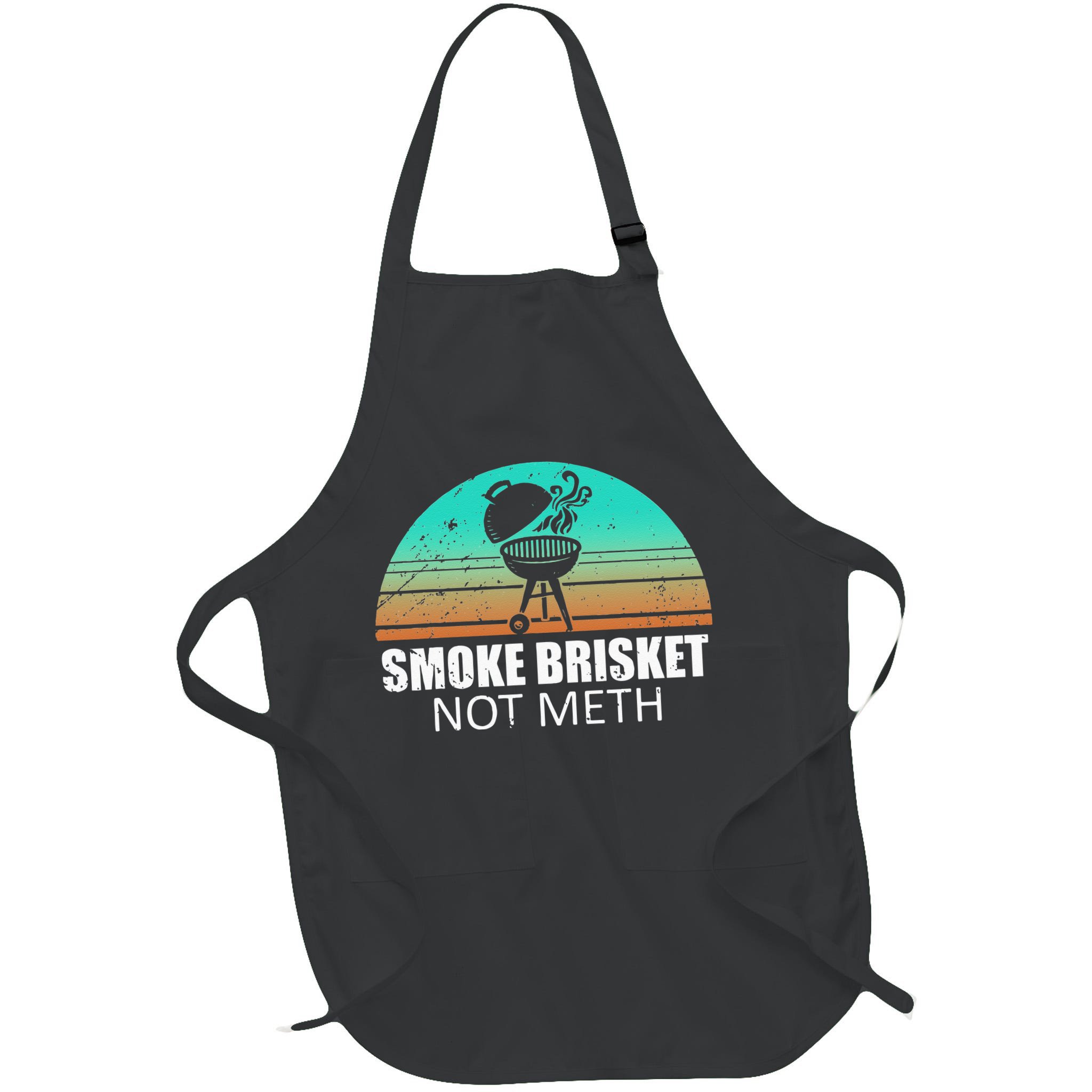 Smoke Brisket Not Mesh Crack Grilling Smoking Father Apron