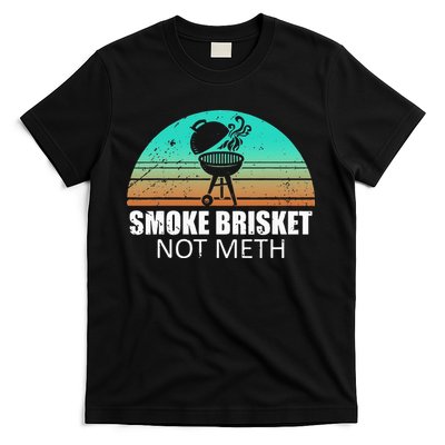 Smoke Brisket Not Mesh Crack Grilling Smoking Father T-Shirt