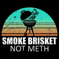 Smoke Brisket Not Mesh Crack Grilling Smoking Father 16 in Basic Backpack