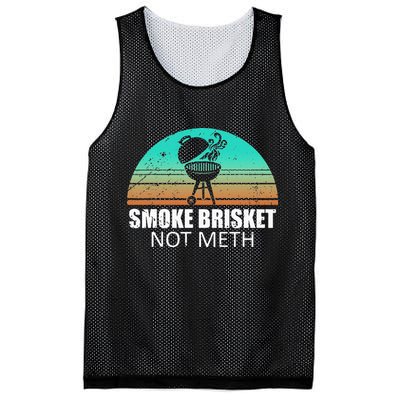 Smoke Brisket Not Mesh Crack Grilling Smoking Father Mesh Reversible Basketball Jersey Tank