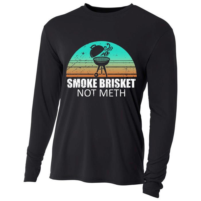 Smoke Brisket Not Mesh Crack Grilling Smoking Father Cooling Performance Long Sleeve Crew