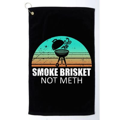 Smoke Brisket Not Mesh Crack Grilling Smoking Father Golf Towel