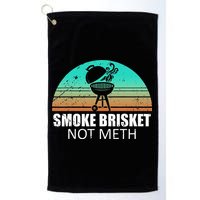 Smoke Brisket Not Mesh Crack Grilling Smoking Father Golf Towel