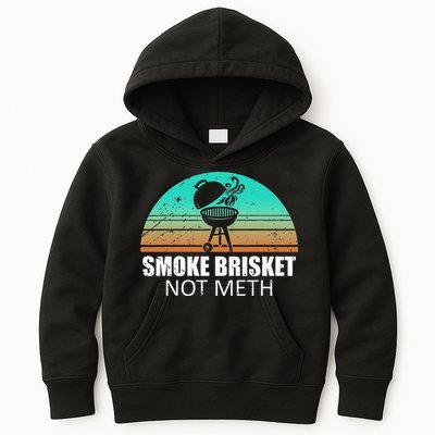 Smoke Brisket Not Mesh Crack Grilling Smoking Father Kids Hoodie