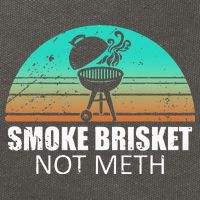 Smoke Brisket Not Mesh Crack Grilling Smoking Father Cotton Canvas Backpack
