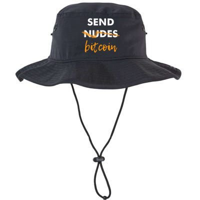 Send Bitcoin Not Nudes Funny Bitcoin Legacy Cool Fit Booney Bucket Hat