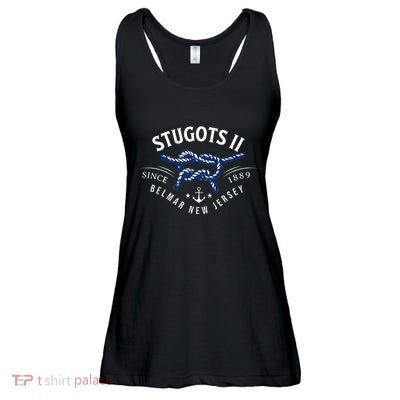 Stugots Belmar Nj Rope Retro Sarcastic Funny Boating Ladies Essential Flowy Tank