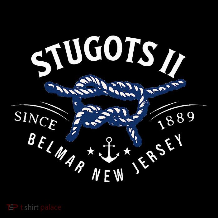 Stugots Belmar Nj Rope Retro Sarcastic Funny Boating Poster