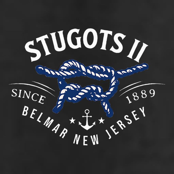 Stugots Belmar Nj Rope Retro Sarcastic Funny Boating Golf Towel