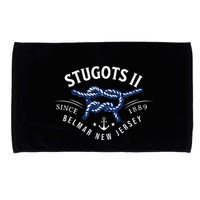 Stugots Belmar Nj Rope Retro Sarcastic Funny Boating Microfiber Hand Towel