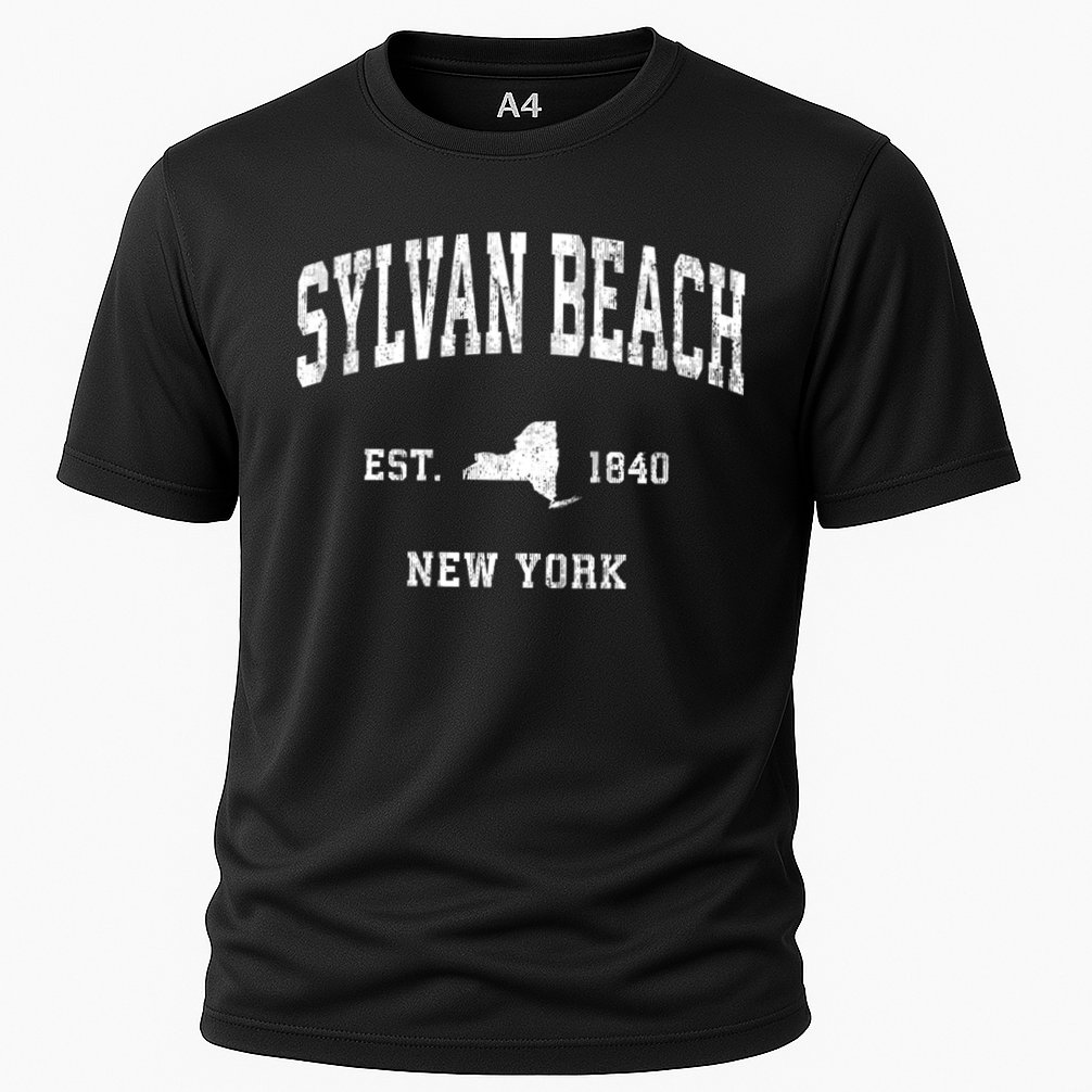 Sylvan Beach New York Ny Vintage Athletic Performance Shirt