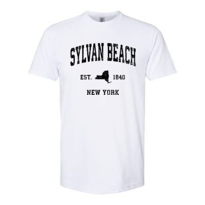 Sylvan Beach New York Ny Vintage Athletic Softstyle CVC T-Shirt