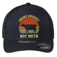 Smoke Brisket Not Meth Flexfit Unipanel Trucker Cap