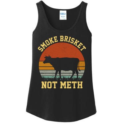 Smoke Brisket Not Meth Ladies Essential Tank