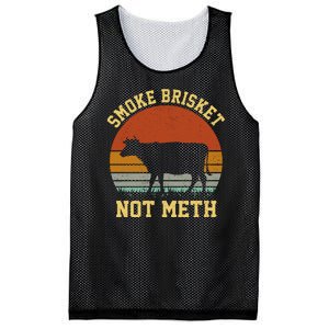 Smoke Brisket Not Meth Mesh Reversible Basketball Jersey Tank