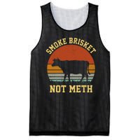 Smoke Brisket Not Meth Mesh Reversible Basketball Jersey Tank