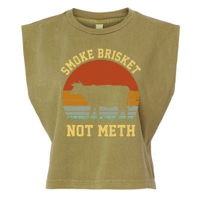 Smoke Brisket Not Meth Garment-Dyed Women's Muscle Tee