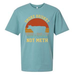 Smoke Brisket Not Meth Sueded Cloud Jersey T-Shirt