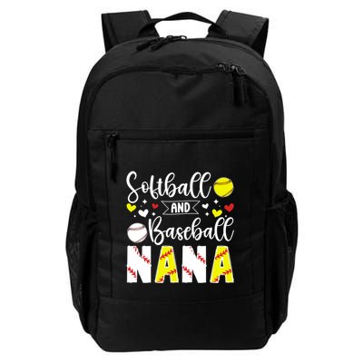 Softball Baseball Nana Grandma Baseball Softball Nana Gift Backpack