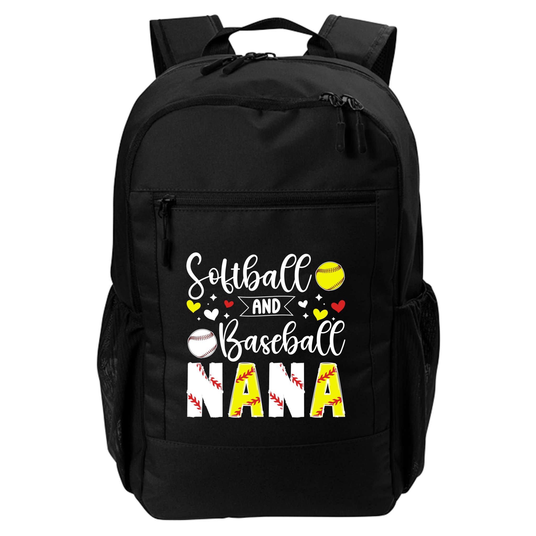 Softball Baseball Nana Grandma Baseball Softball Nana Gift Backpack