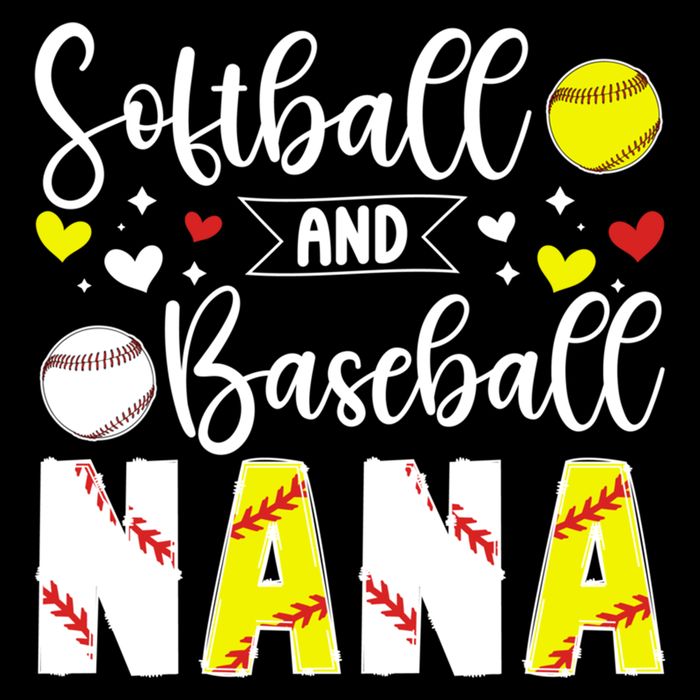 Softball Baseball Nana Grandma Baseball Softball Nana Gift Backpack