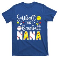 Softball Baseball Nana Grandma Baseball Softball Nana Gift T-Shirt