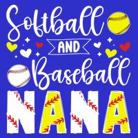 Softball Baseball Nana Grandma Baseball Softball Nana Gift Kids Sweatshirt
