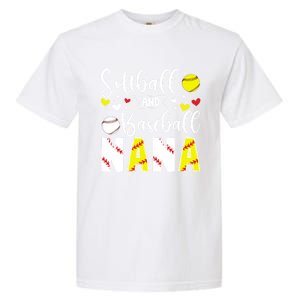 Softball Baseball Nana Grandma Baseball Softball Nana Gift Garment-Dyed Heavyweight T-Shirt