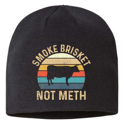 Smoke Brisket Not Meth Pitmaster BBQ Lover Smoker Grilling Sustainable Beanie